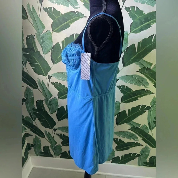 Urban Outfitters Women’s Blue Brenna Bustier Mini Dress XL NWT - Picture 9 of 11